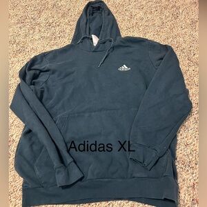 Adidas Navy Pullover Hoodie